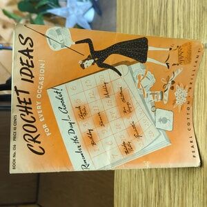 Vintage Crochet instructions Homemaker Craft 1940